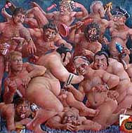 Painting by Mel Wiken